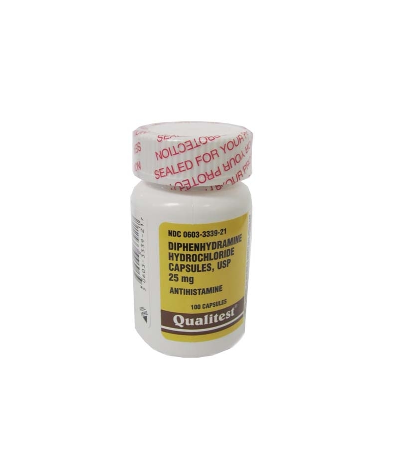 take 25mg benadryl