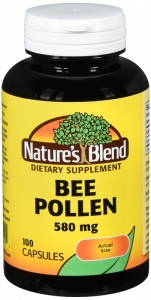 Nature S Blend Bee Pollen 580 Mg Capsules 100 Ct