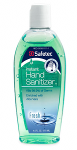 Safetec Instant Hand Sanitizer, Fresh, 4oz