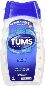 Tums Antacid Ultra Strength Chewable Tablets Mint 150ct