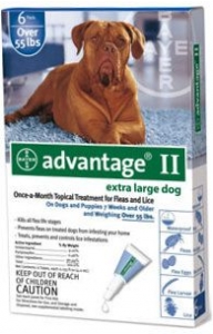 advantage for dogs 55 lbs advantage ii for large dogs 55 lbs 6 pack blue advantage for dogs 55 lbs advantage ii for large dogs 55 lbs 6 pack blue