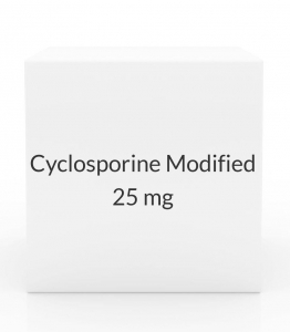 Cyclosporine Modified 25 mg Capsules (30 Count Box)