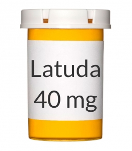 Latuda 40mg Tablets - 30 Count Bottle