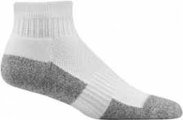 Dr Comfort Diabetic Ankle Socks White Medium 1 Pair