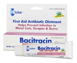 Globe Bacitracin Zinc Ointment w/Aloe - 1oz Tube