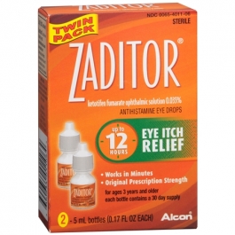 Zaditor Eye Itch Relief Drops- 0.17oz (2 PACK)