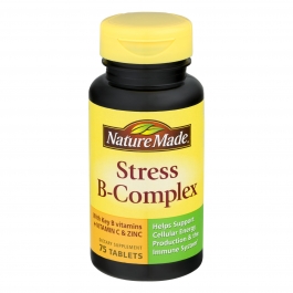 Nature Made Stress B-Complex with Vitamin C & Zinc Tablets 75ct