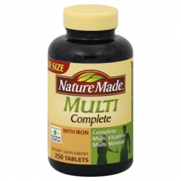 Nature Made Multi Complete Dietary Supplement Tablets- 250ct