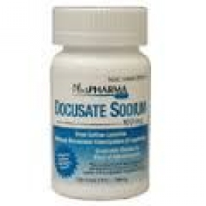 Docusate Sodium Stool Softener Laxative (100mg) - 100 Tablets