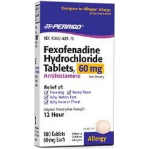 fexofenadine 60mg tablets