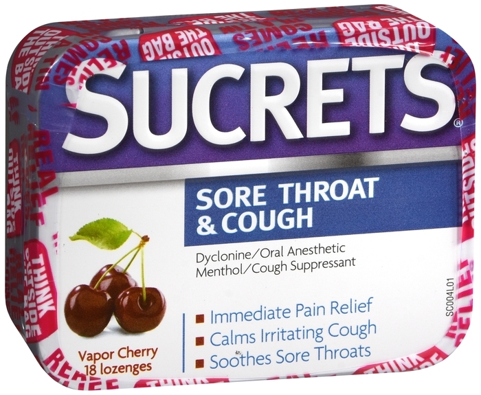 Buy Sucrets Complete Vapor Throat Lozenges, Cherry, 18 ct