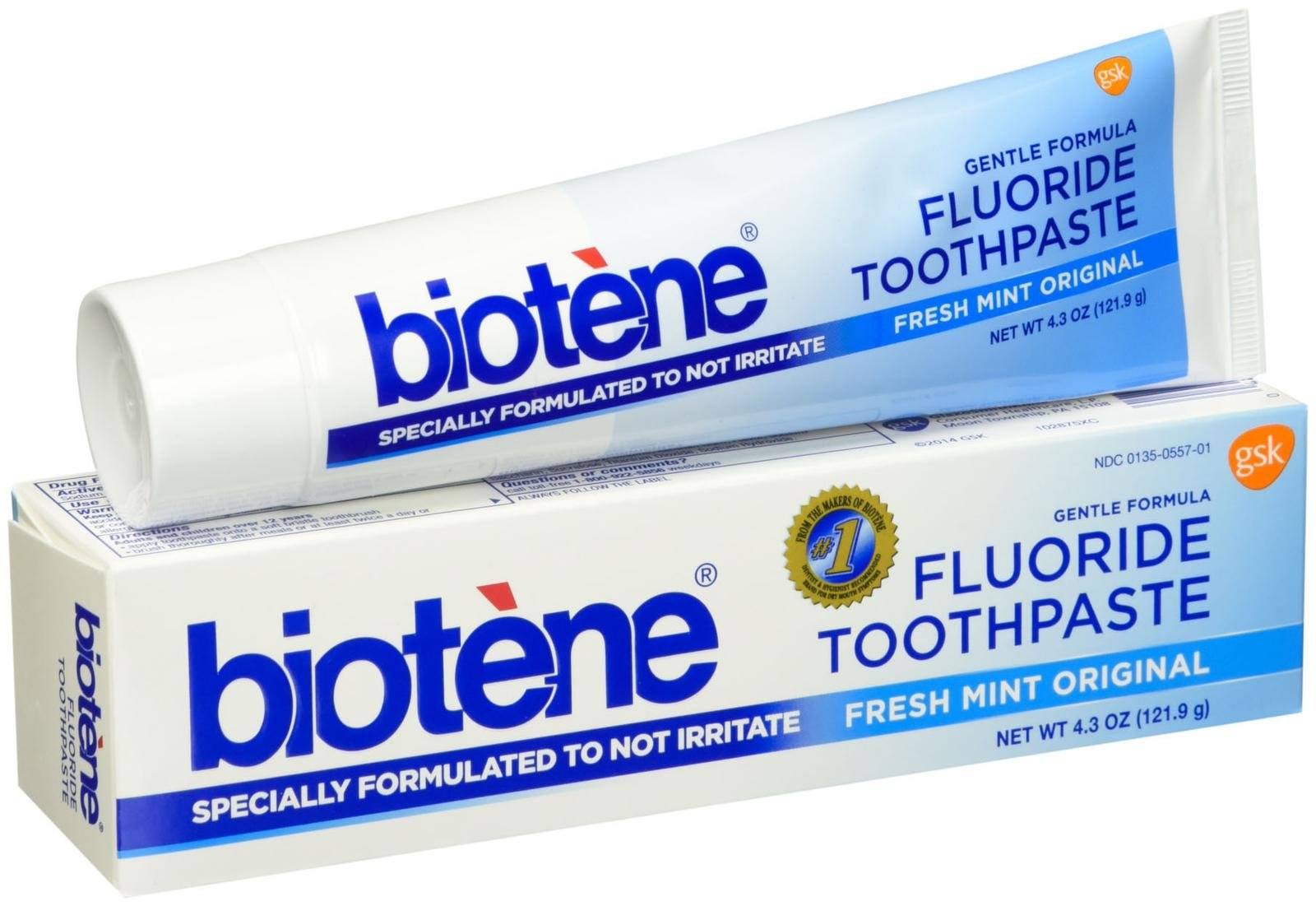 Buy Biotene Fluoride Toothpaste Fresh Mint Original - 4.3 oz Online ...