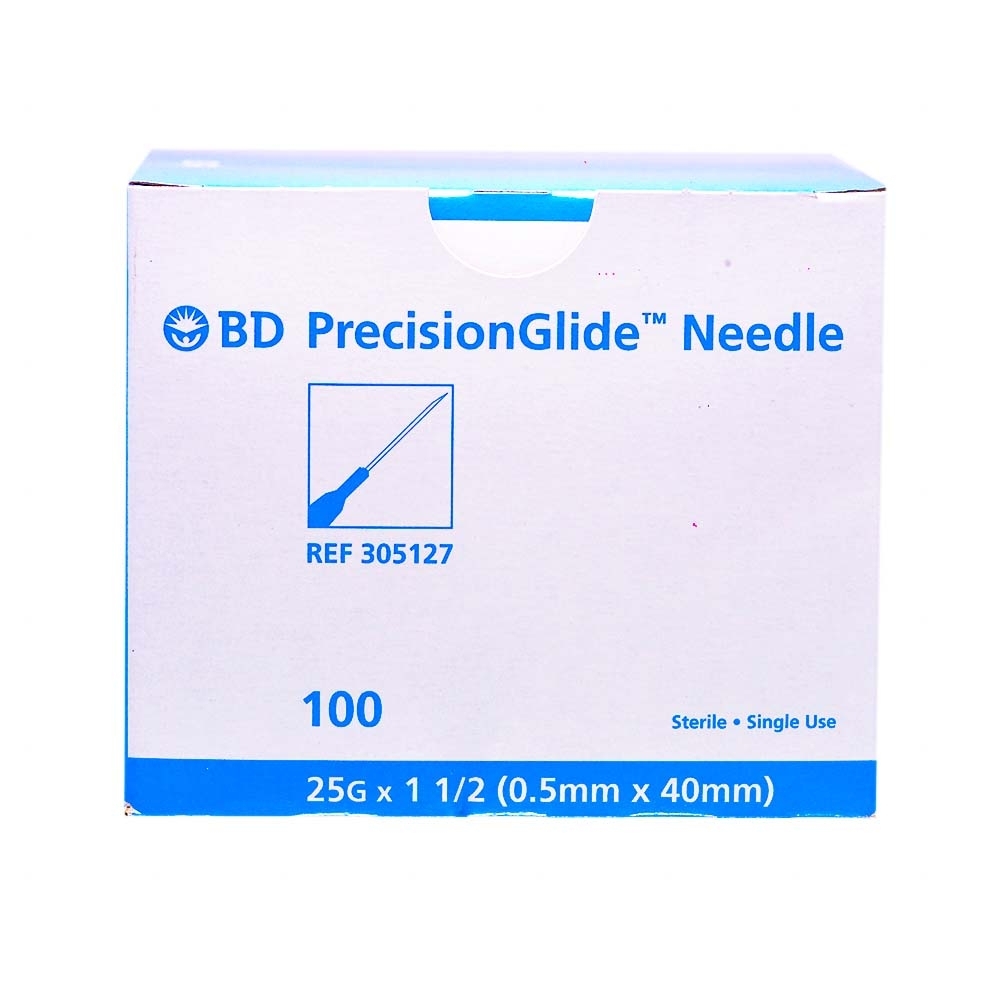 a♡ BD PrecisionGlide 25 G x 1-1/2 Hypodermic Needles - 305127
