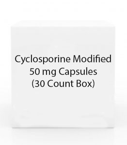 Cyclosporine Modified 50 mg Capsules (30 Count Box)