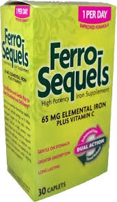 Ferro-Sequels High Potency Iron Supplement 65 mg Caplets ...