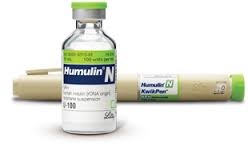 Humulin N, Insulin KwikPen 100units/ml,  3ml Pen- Box of 5 Pens