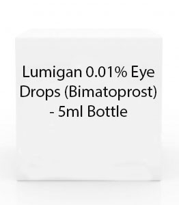 Lumigan 0.01% Eye Drops (Bimatoprost) - 5ml Bottle