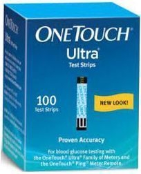 OneTouch Ultra Diabetic Test Strips - 100 Strips (Retail)