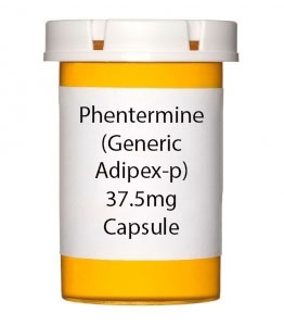 Phentermine (Generic Adipex-p) 37.5mg Capsule