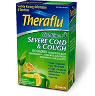 Theraflu Nighttime Severe Cold & Cough Powder Packet ...