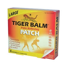 Tiger Balm Pain Relief Patch 8" x 4" - 4ct