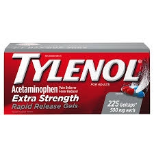 Tylenol Extra Strength 500 mg Rapid Release Gelcaps - 225ct