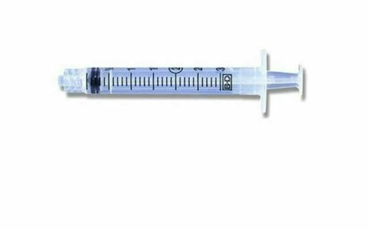 Spring Return Syringe BD 309657, Luer-Lok Tip Syringe Without Needle, 3cc - 10 Count - Spring ...