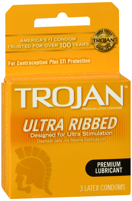 Buy Trojan Condoms Ultra Ribbed Lubricated Latex 3 ct Online - HealthWarehouse Buy Trojan Condoms Ultra Ribbed Lubricated Latex 3 ct Online - HealthWarehouse