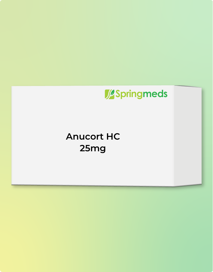 Anucort HC 25mg Suppositories (12 Count Box) - Spring Meds