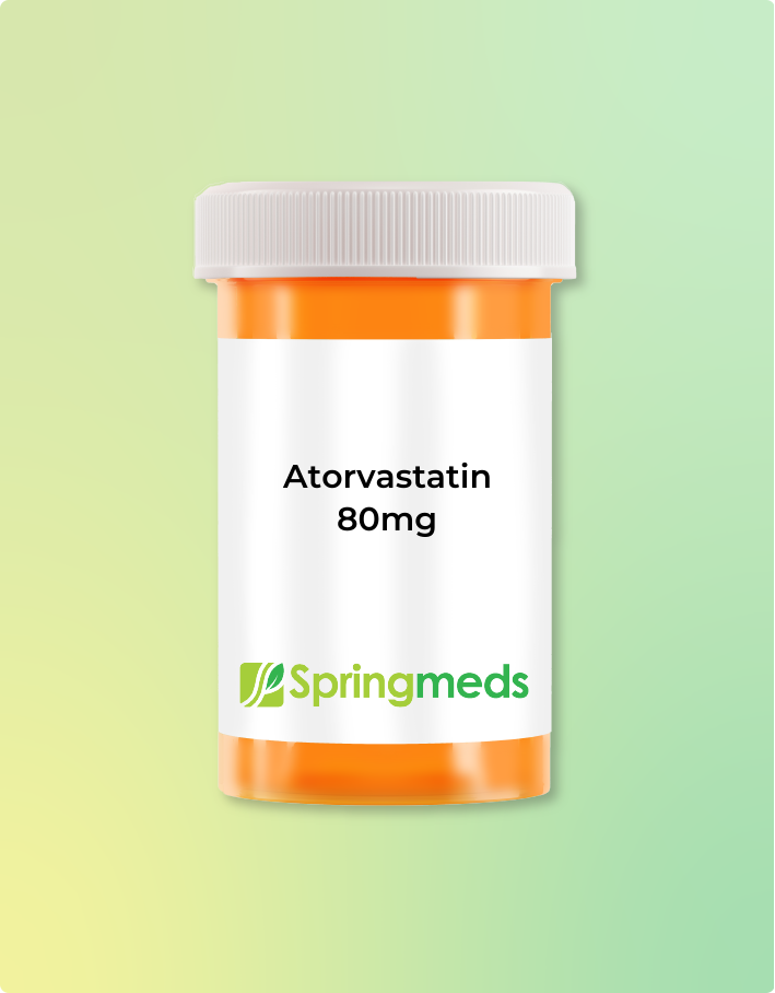 Buy Atorvastatin 80 mg Tablets Online - Spring Meds